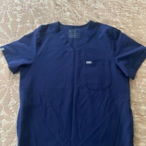 FIGS Men's Navy Blue Shirt